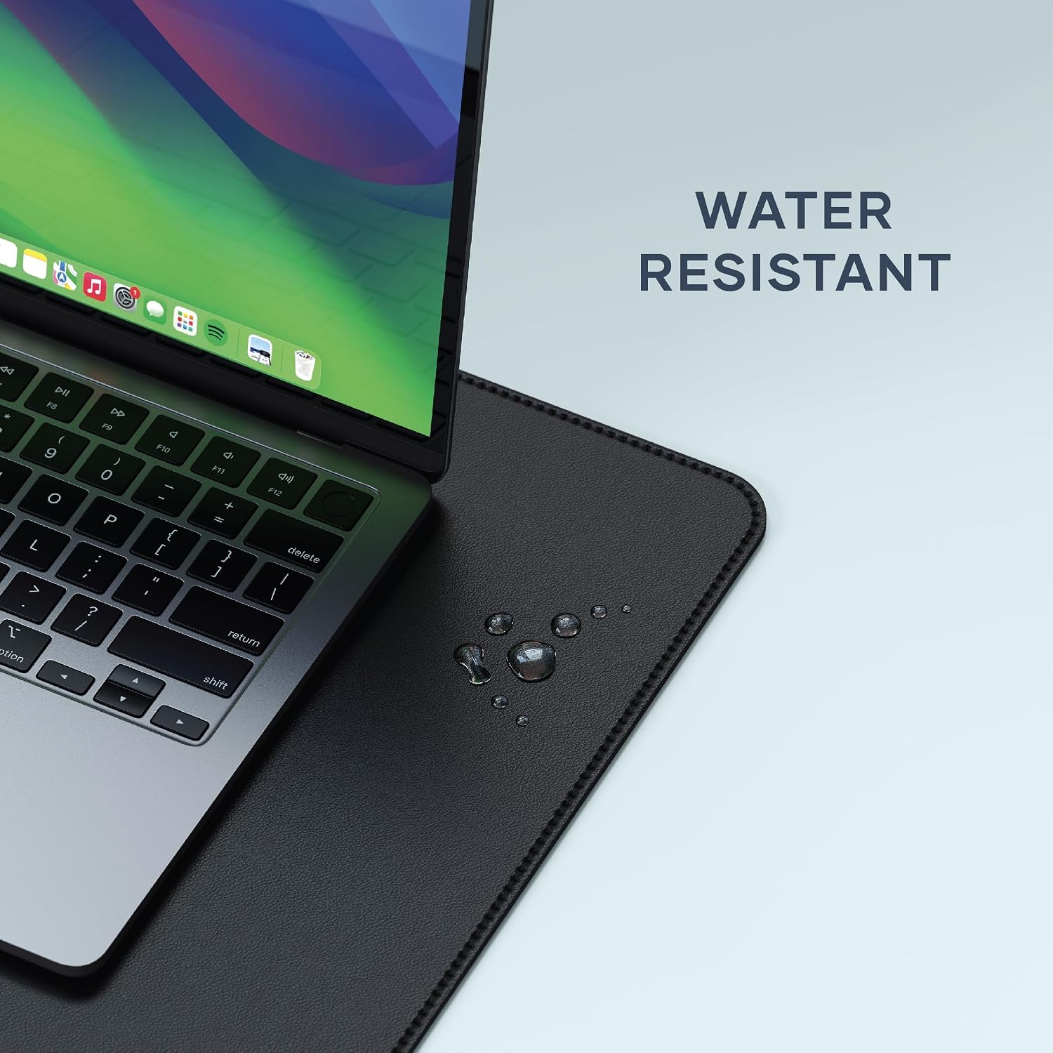 Detalle de SATECHI Tappetino Mouse XXL 68 x 32 cm – Tappetino da scrivania Premium in PU, antiscivolo e resistente alle macchie