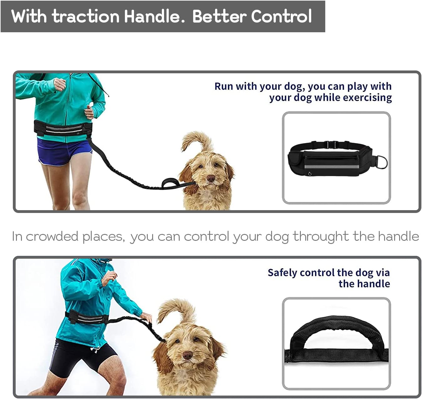 Thumbnail 4 de Edipets Dog Running Lead 160–220 cm 🐕