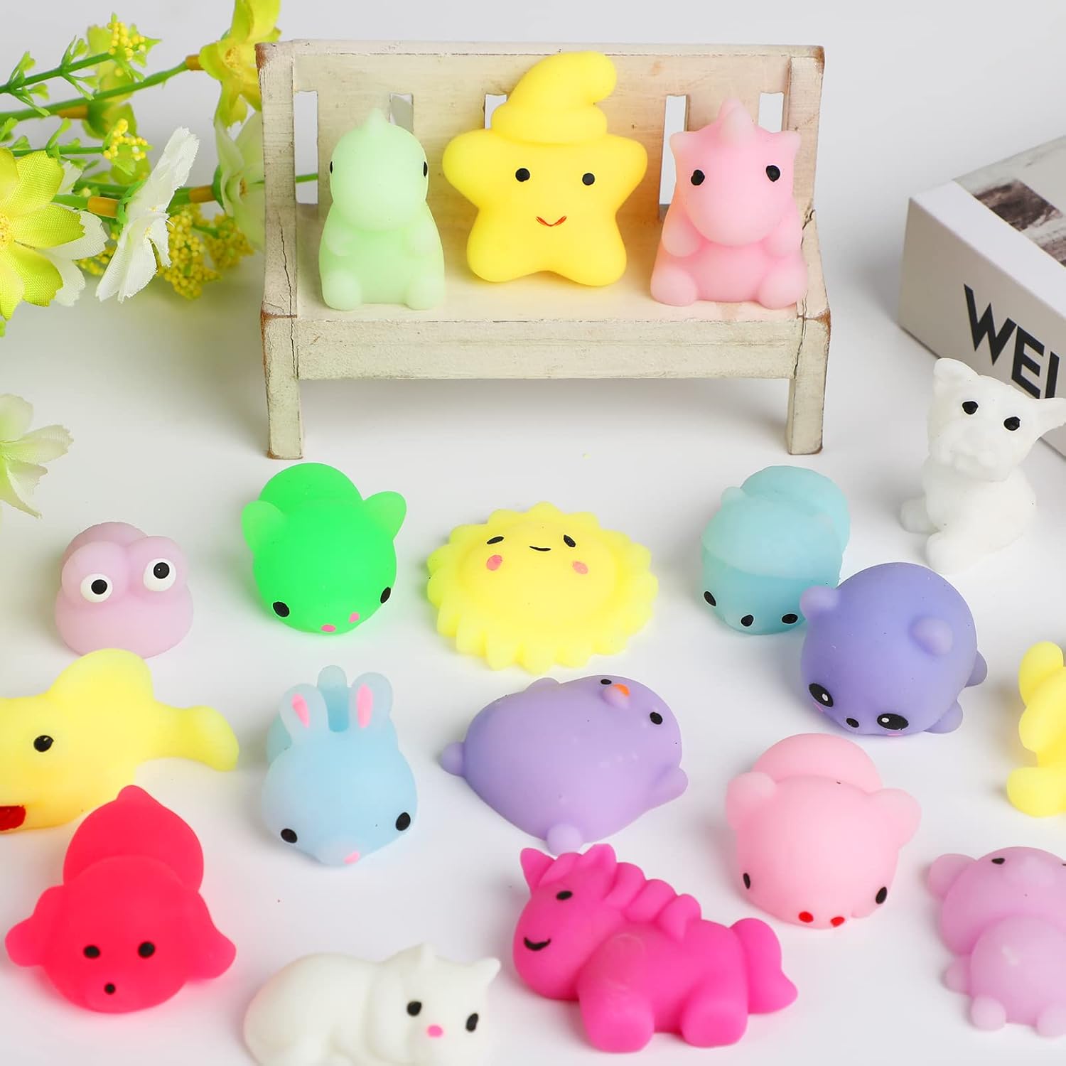 Thumbnail 1 de 80pcs Mochi Squishy Toys Bundle