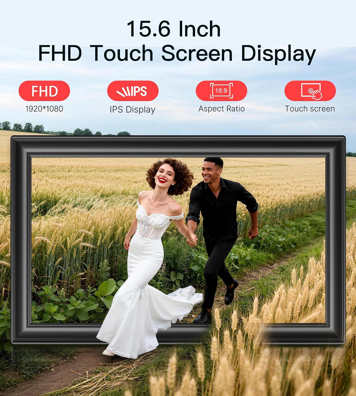 Detalle 2 de 64GB Frameo 15.6" Digital Picture Frame