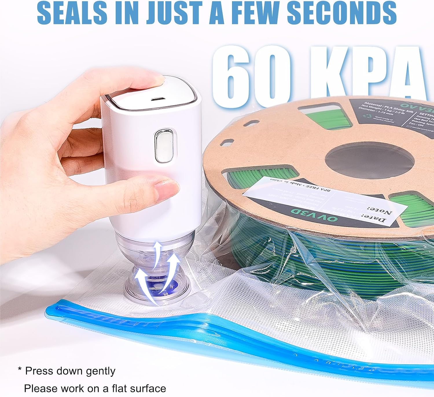 Thumbnail 2 de OVV3D Filament Aufbewahrungskit mit Auto-Pumpe – PLUS Größe 32×34 cm