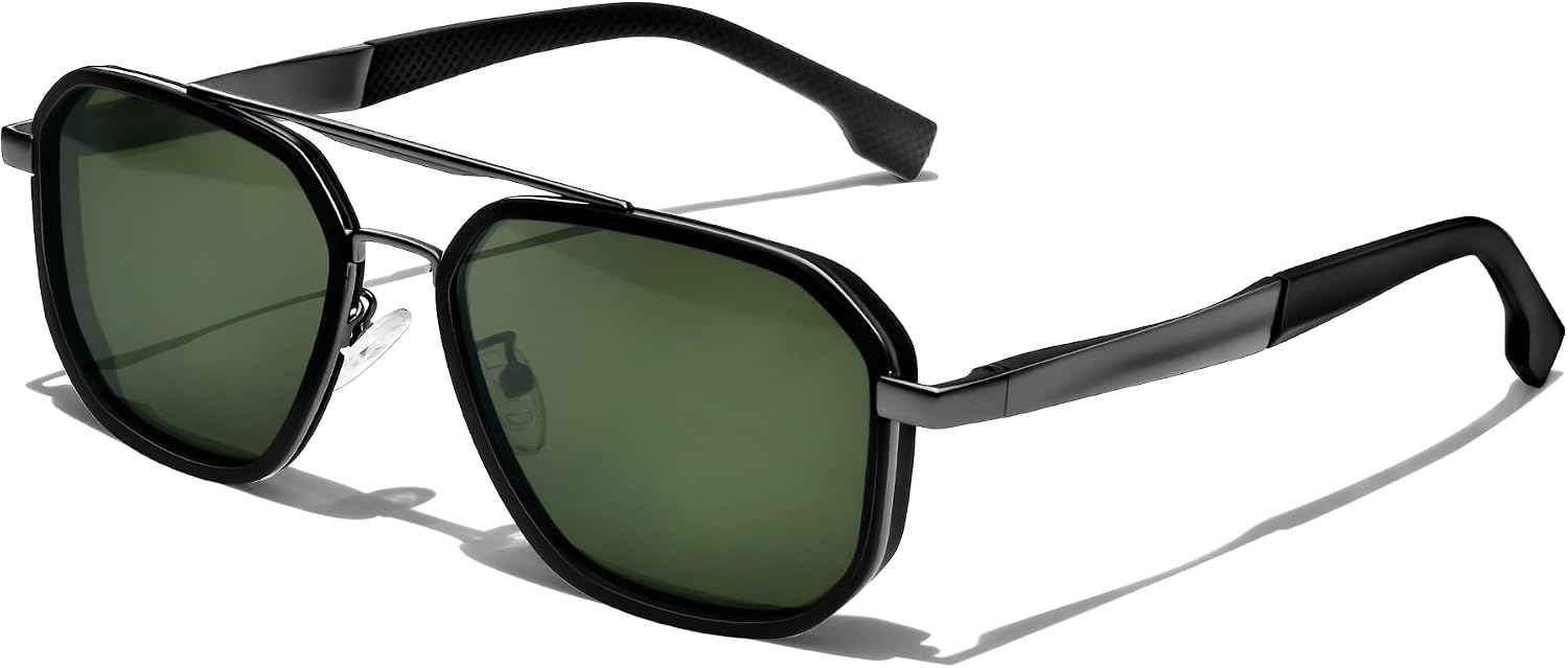 KANASTAL Lunettes de Soleil Polarises Mode Carrée