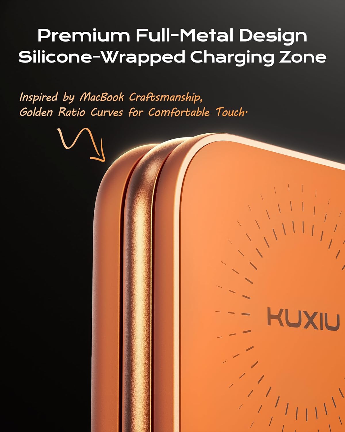Thumbnail 5 de KU XIU Qi2.2 25W Magnetic Wireless Charger – 3-in-1 Foldable Travel Station