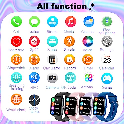 Detalle 2 de PTHTECHUS Smartwatch per bambini 1,83" con contapassi e 25 modalità sportive