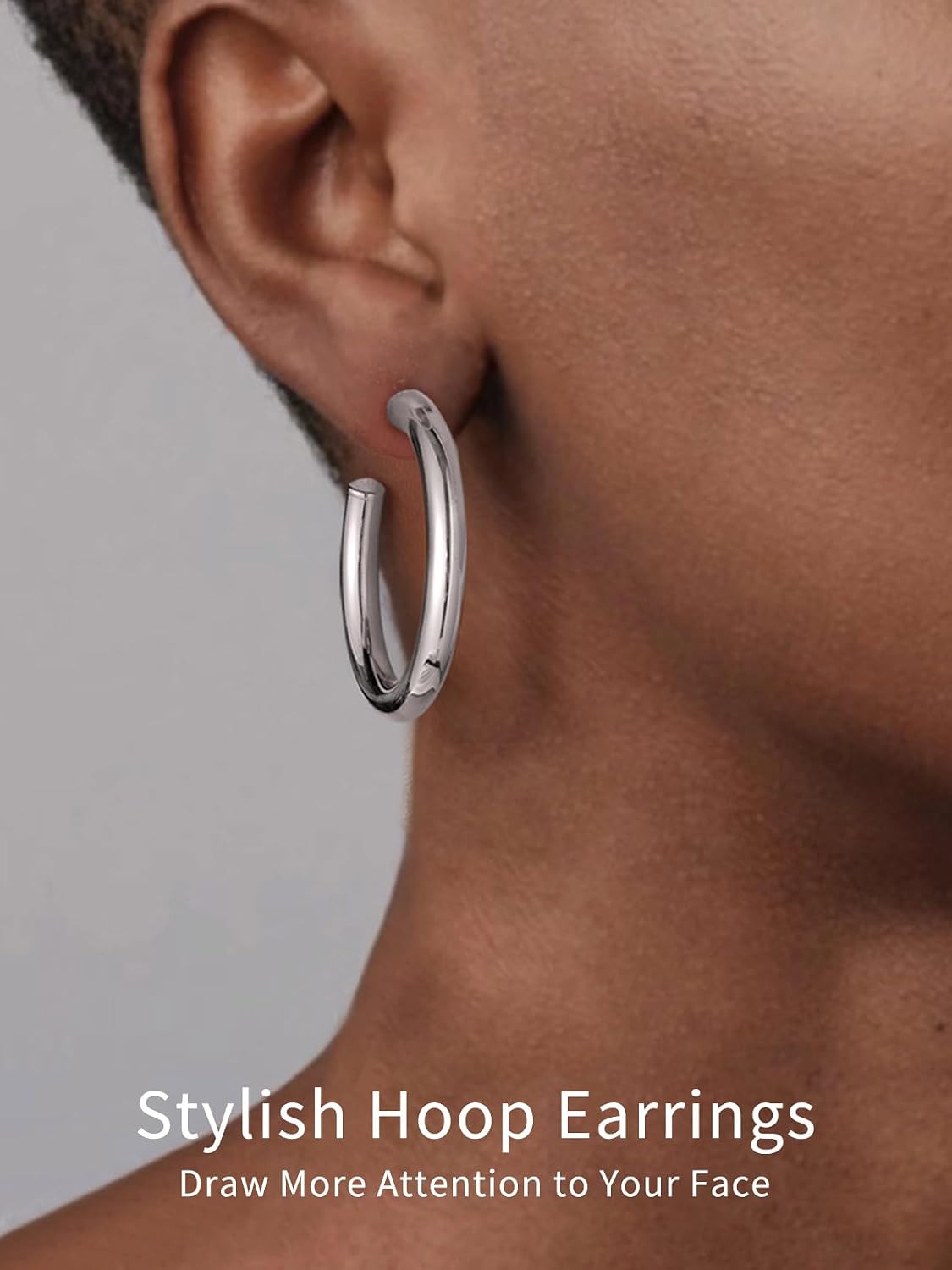 Thumbnail 6 de ChainsHouse Boucle d Oreille Creole 30 mm