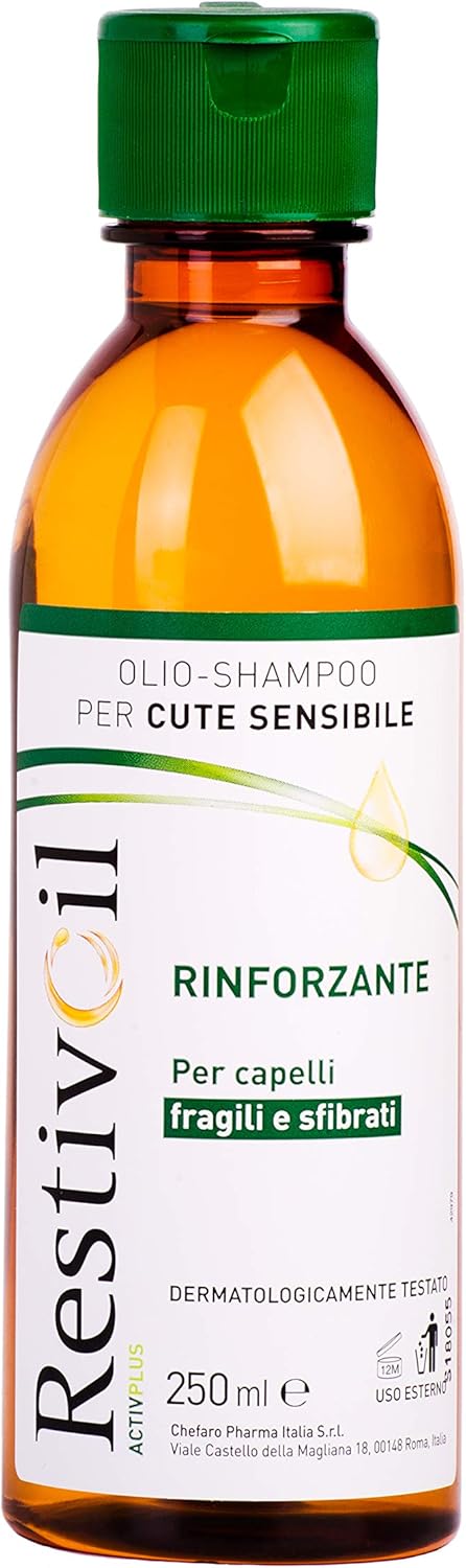Thumbnail 6 de RestivOil Activplus Olio Shampoo Rinforzante per Capelli Fragili e Sfibrati, Senza Schiuma, 250 ml