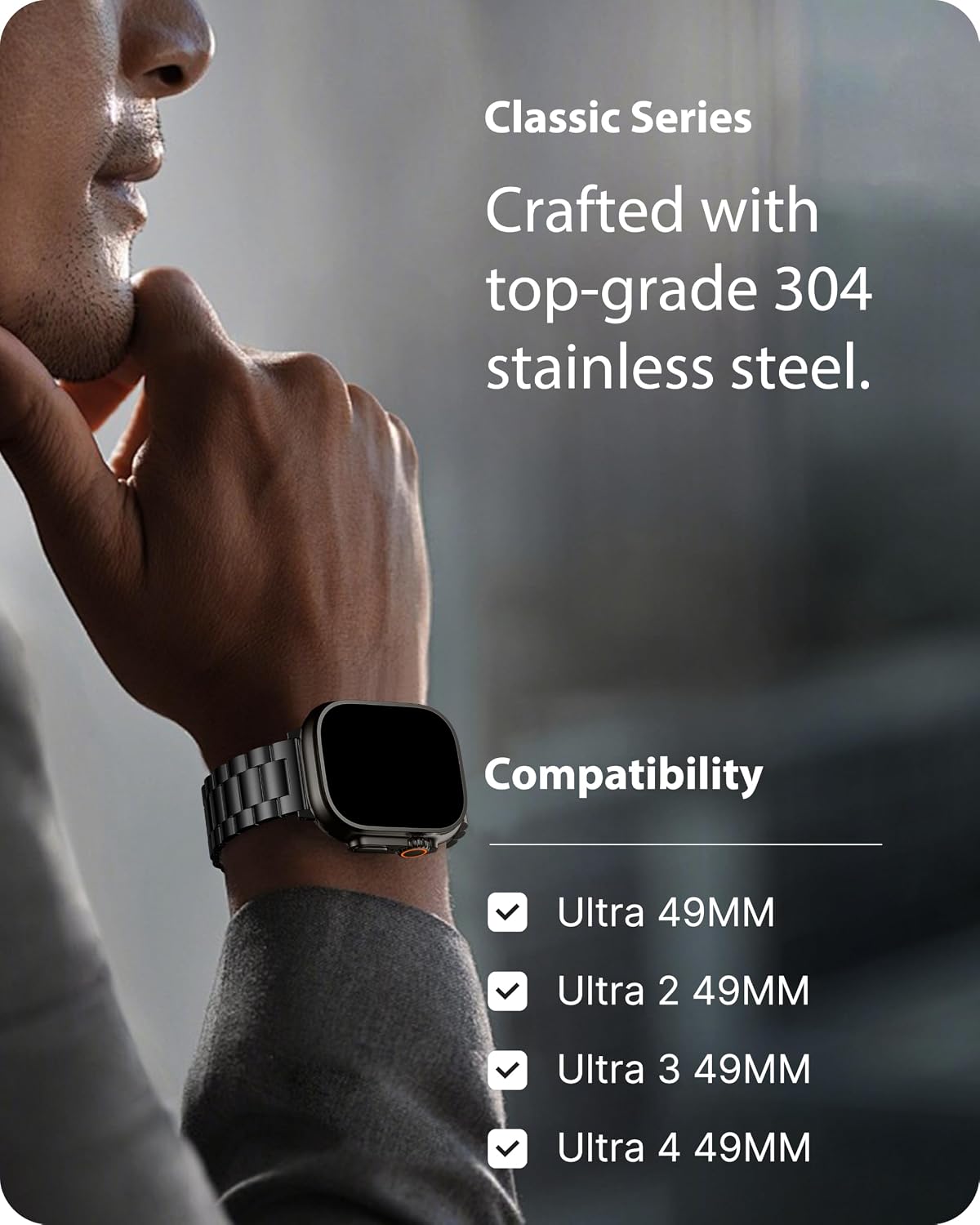 Thumbnail 2 de Fullmosa Metal Band for Apple Watch Ultra 49mm