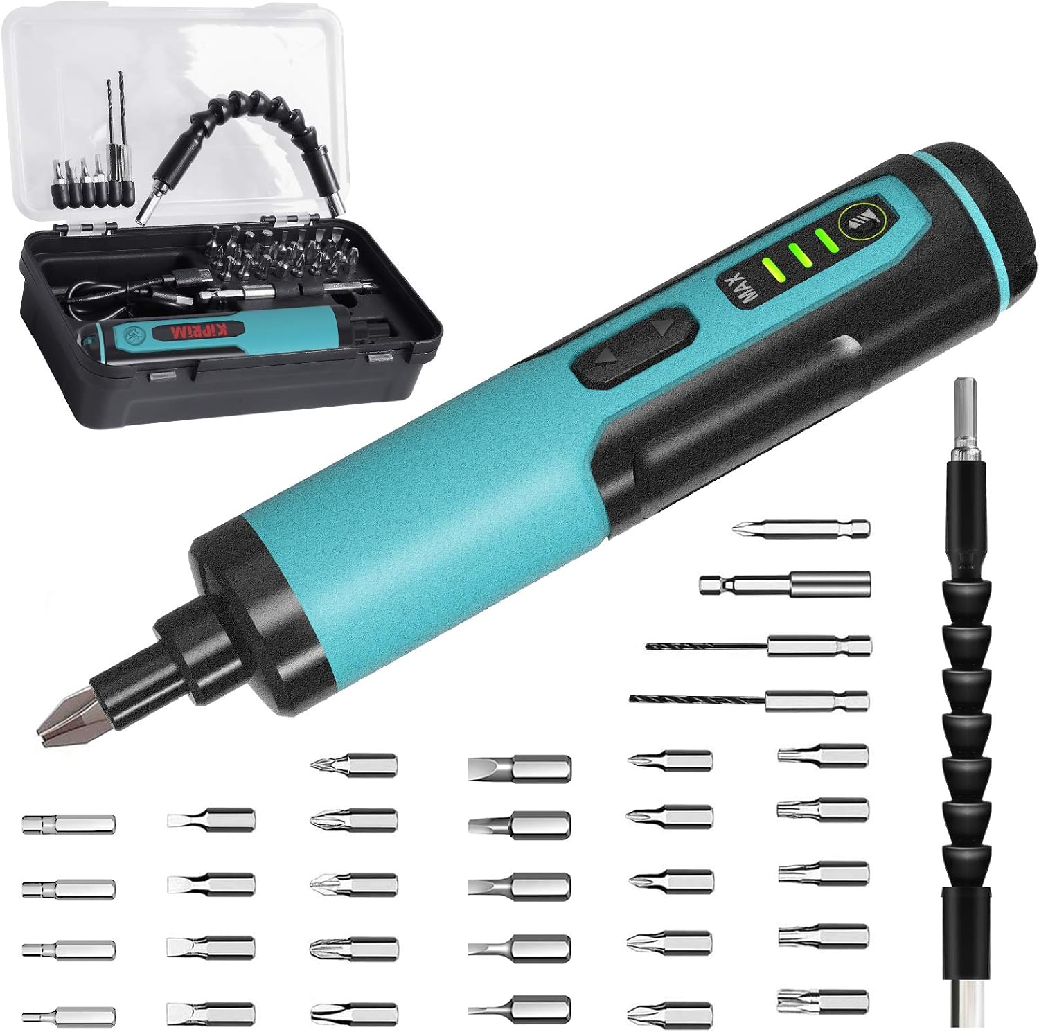 Detalle de Kiprim ES2 4V cordless screwdriver