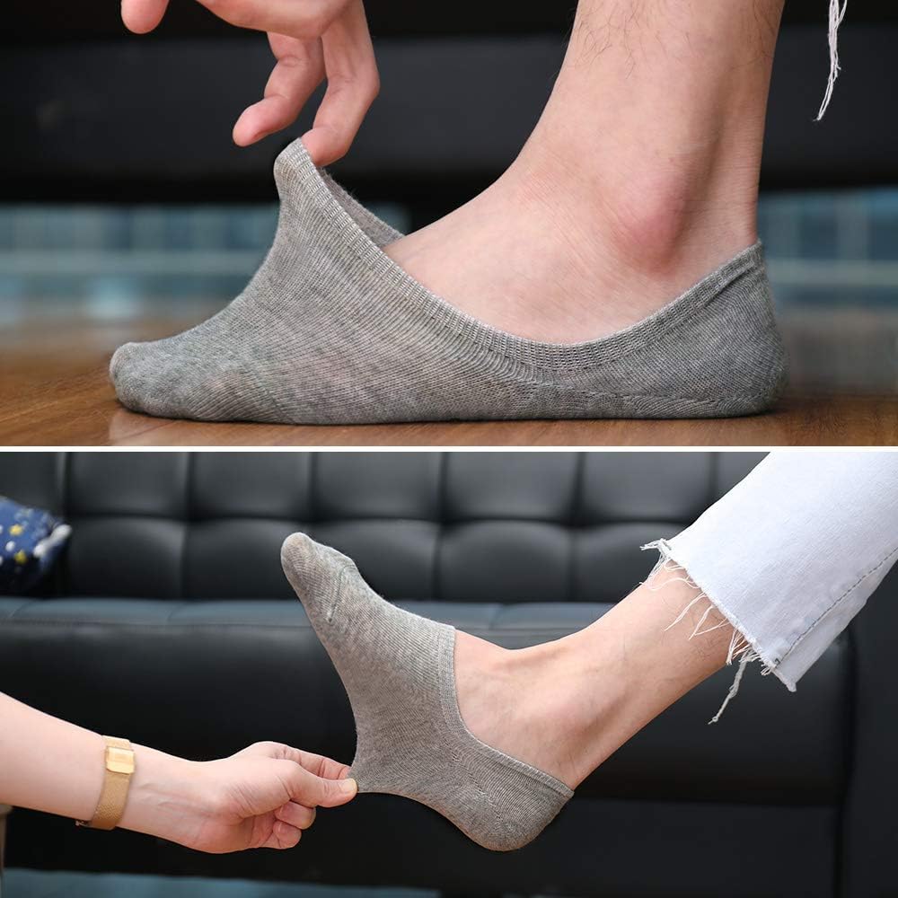 Detalle de YOUCHAN sneaker socken damen onzichtbare sneakersokken met siliconen hielband