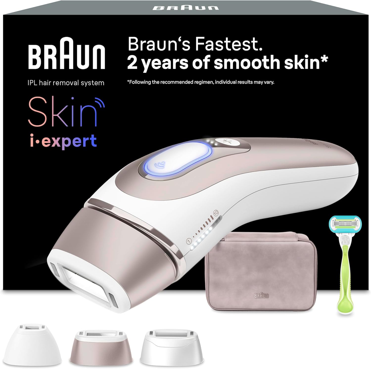 Detalle de Braun Smart IPL Skin i Expert (PL7253) – at-home hair removal with adaptive smart sensor and app