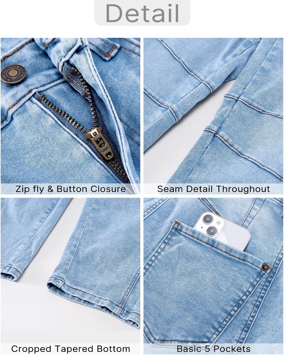 Thumbnail 5 de GRAPENT Barrel Jeans High Waist 26" inseam