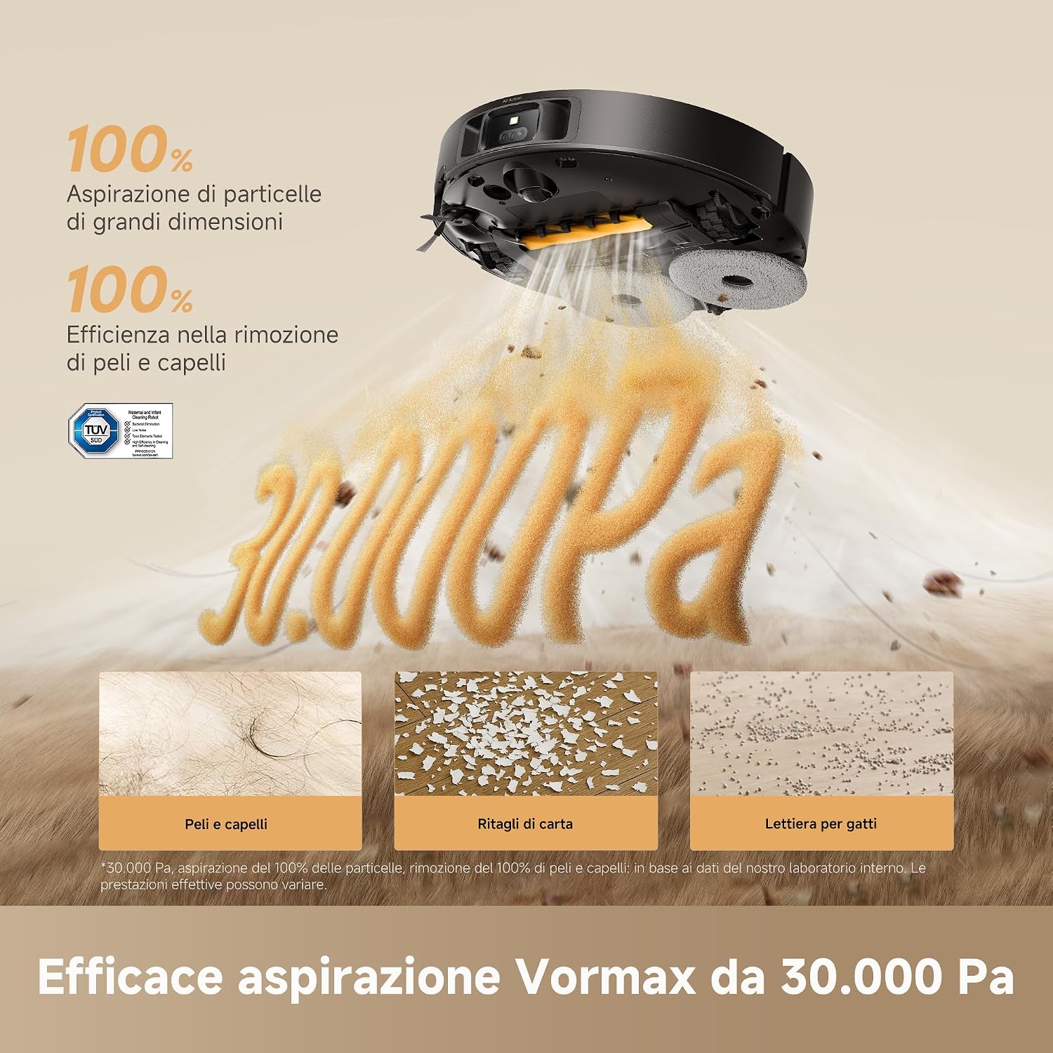 Detalle de Dreame L50s Pro aspirapolvere 30.000 Pa