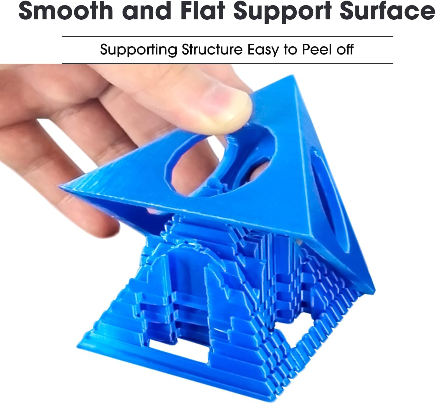 Thumbnail 3 de eSUN Zijde Metaal PLA-filament 1,75 mm, 1 kg, zijdeblauw