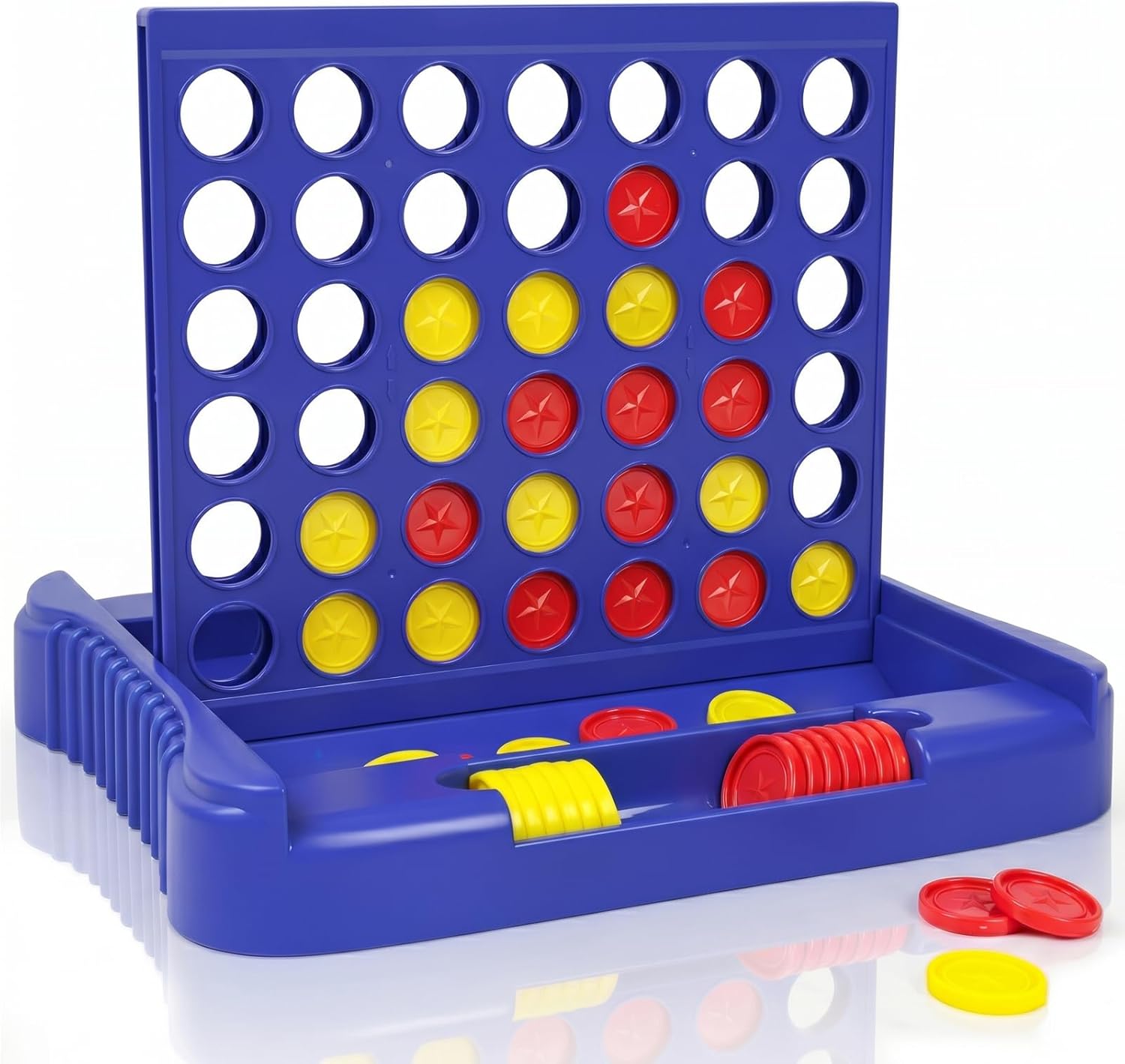 Detalle de Pup Go 4 in a Row Game – Family Strategy Board Game (Blue)