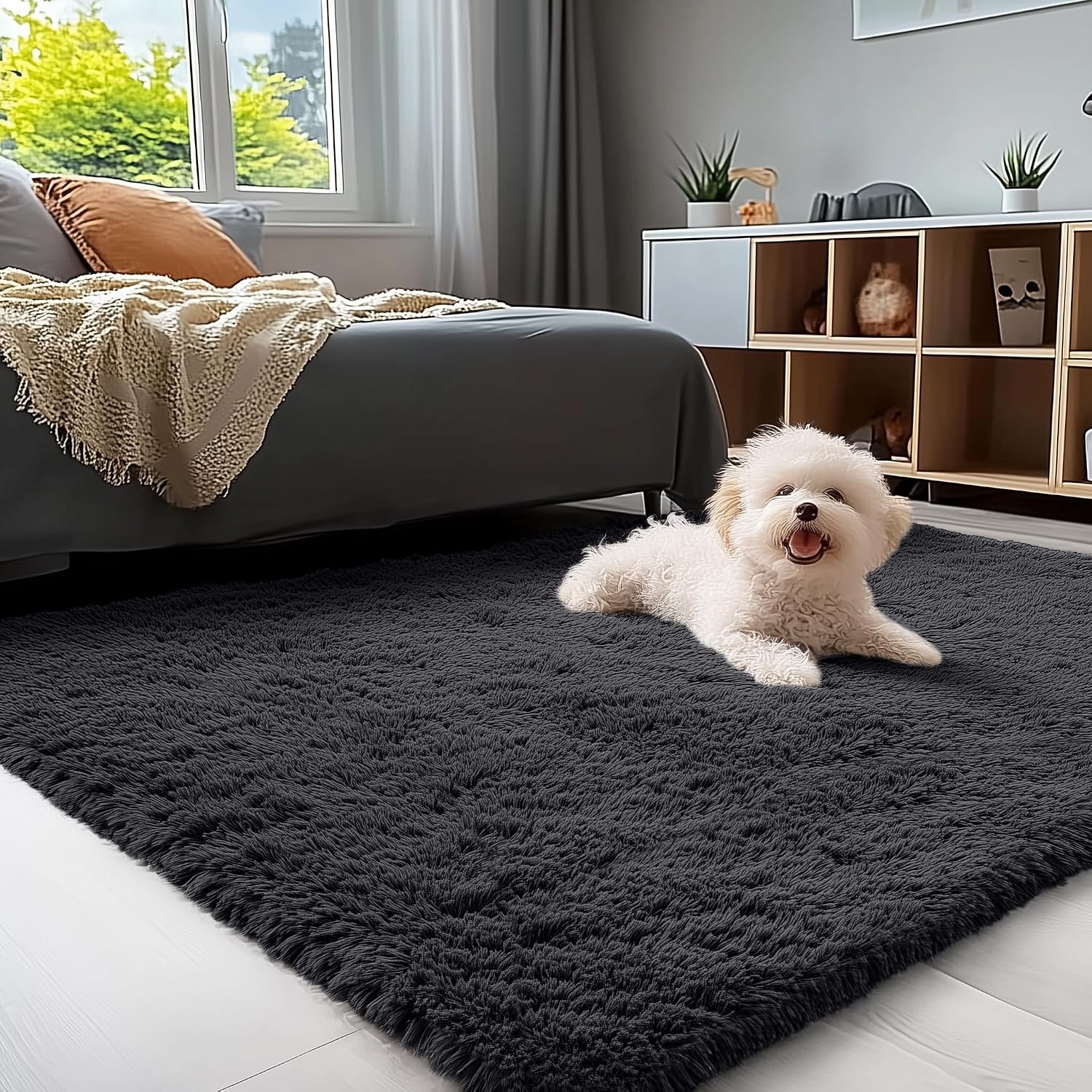 Detalle de OLANLY Area Rug, 4x5.9 ft