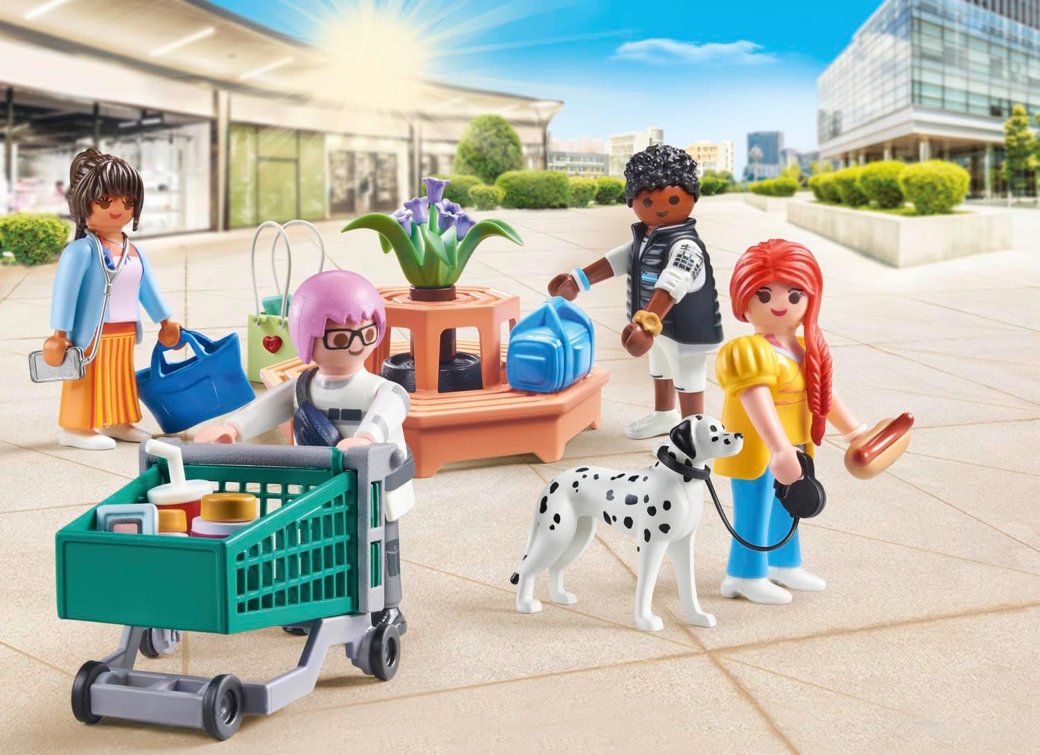 Thumbnail 2 de PLAYMOBIL myLife 71541 MyFigures: Shopping – Un set di gioco con carrello, borsa e accessori per ore di shopping creativo