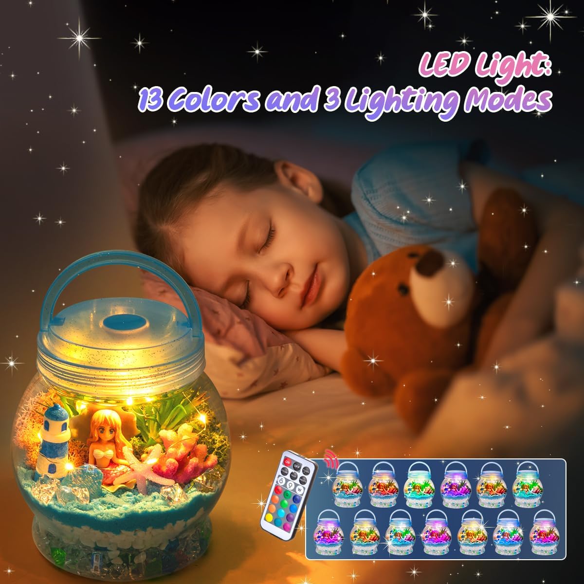 Detalle 2 de MELAND Mermaid Terrarium Kit for kids