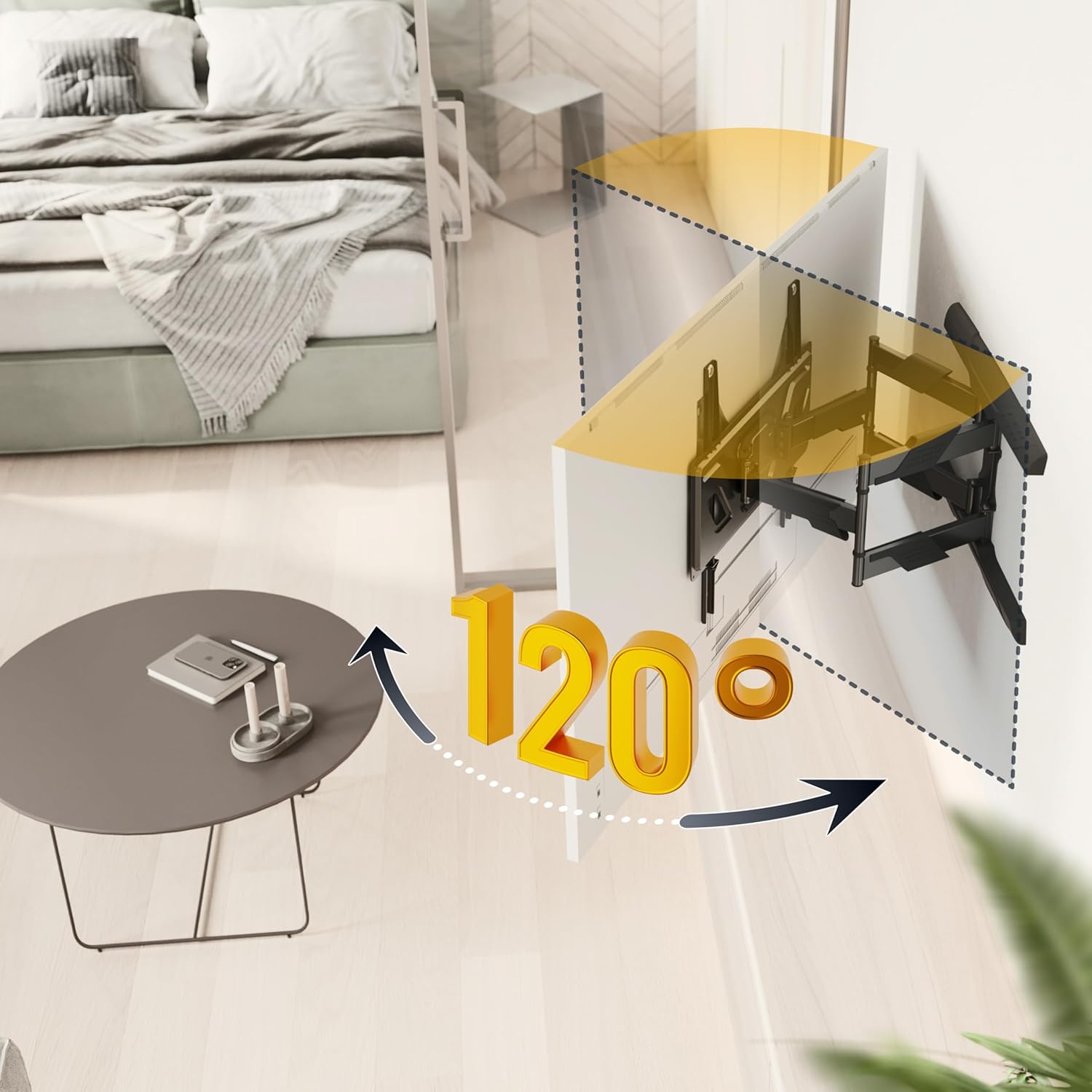 Thumbnail 2 de RICOO S9544 Supporto TV 65" 📺