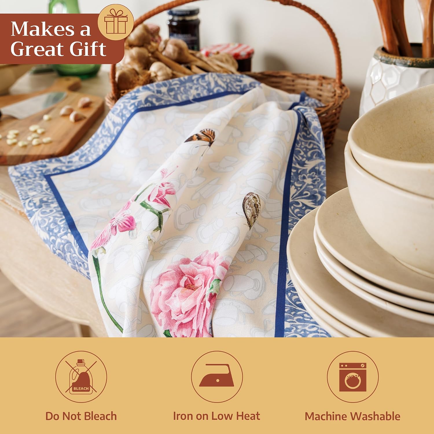 Thumbnail 4 de Maison d' Hermine Kitchen Towels 27.5" cotton set of 3