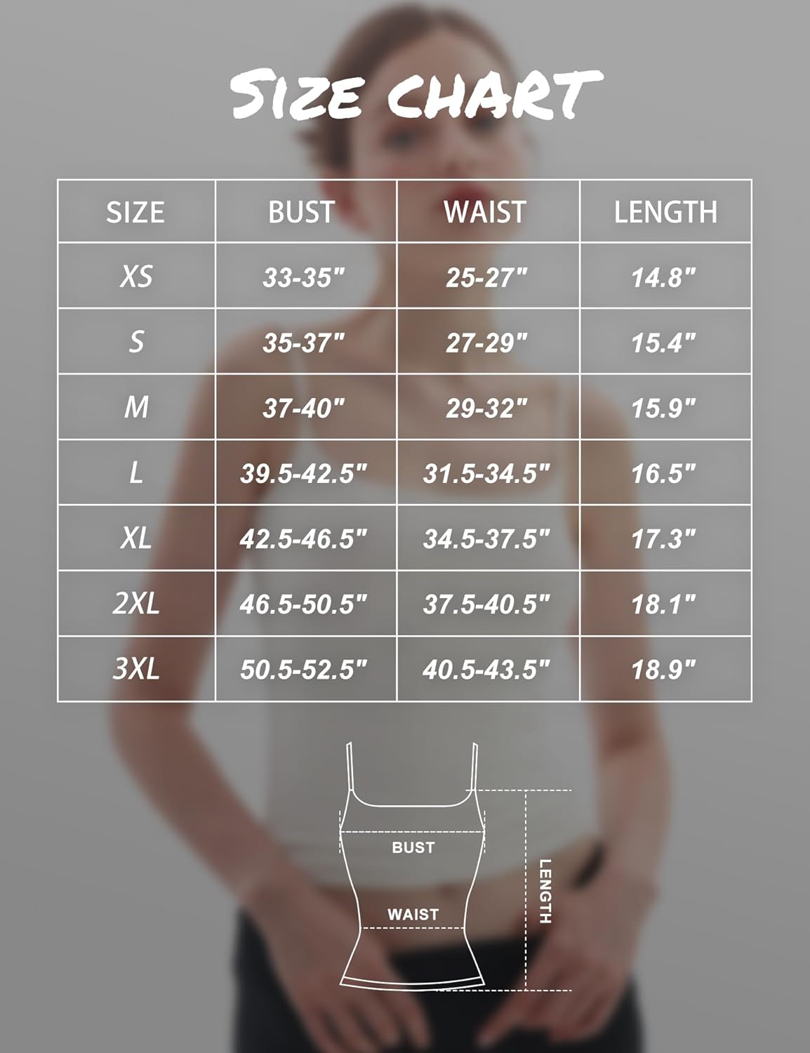 Thumbnail 3 de PUMIEY Women’s Square Neck Tank Top (Adjustable Spaghetti Straps) — Sharp Collection
