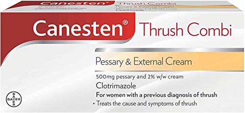 Detalle de Canesten Thrush Combi Pessary & External Cream for Thrush Treatment – Two‑Step Complete Relief
