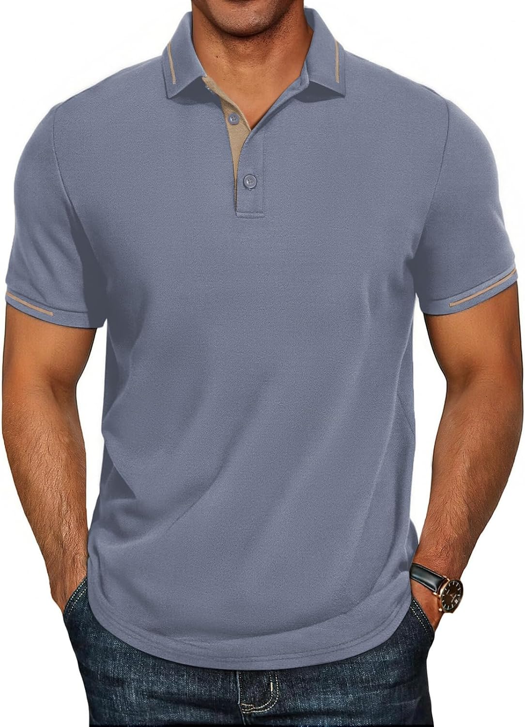 Thumbnail 6 de Herren Poloshirts-Business Kurzarm
