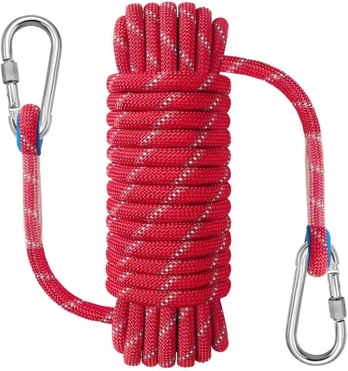 Detalle de NorthPada Kletterseil Haken aus Nylon – 12 mm × 10 m, reflektierend, schwimmfähig, für Outdoor-Aktivitäten