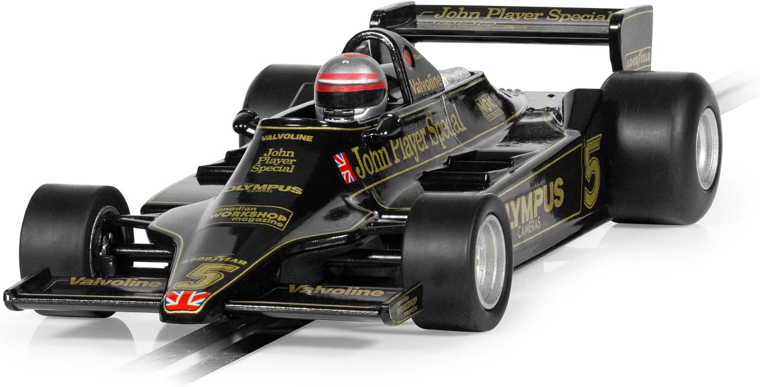 Detalle de Scalextric C4494 Lotus 79 – Mario Andretti (1978 World Champion Edition) Slot Car, Black