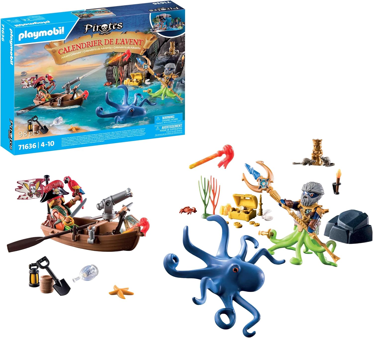 Detalle de Playmobil Pirate Advent Calendar, 24 Surprises