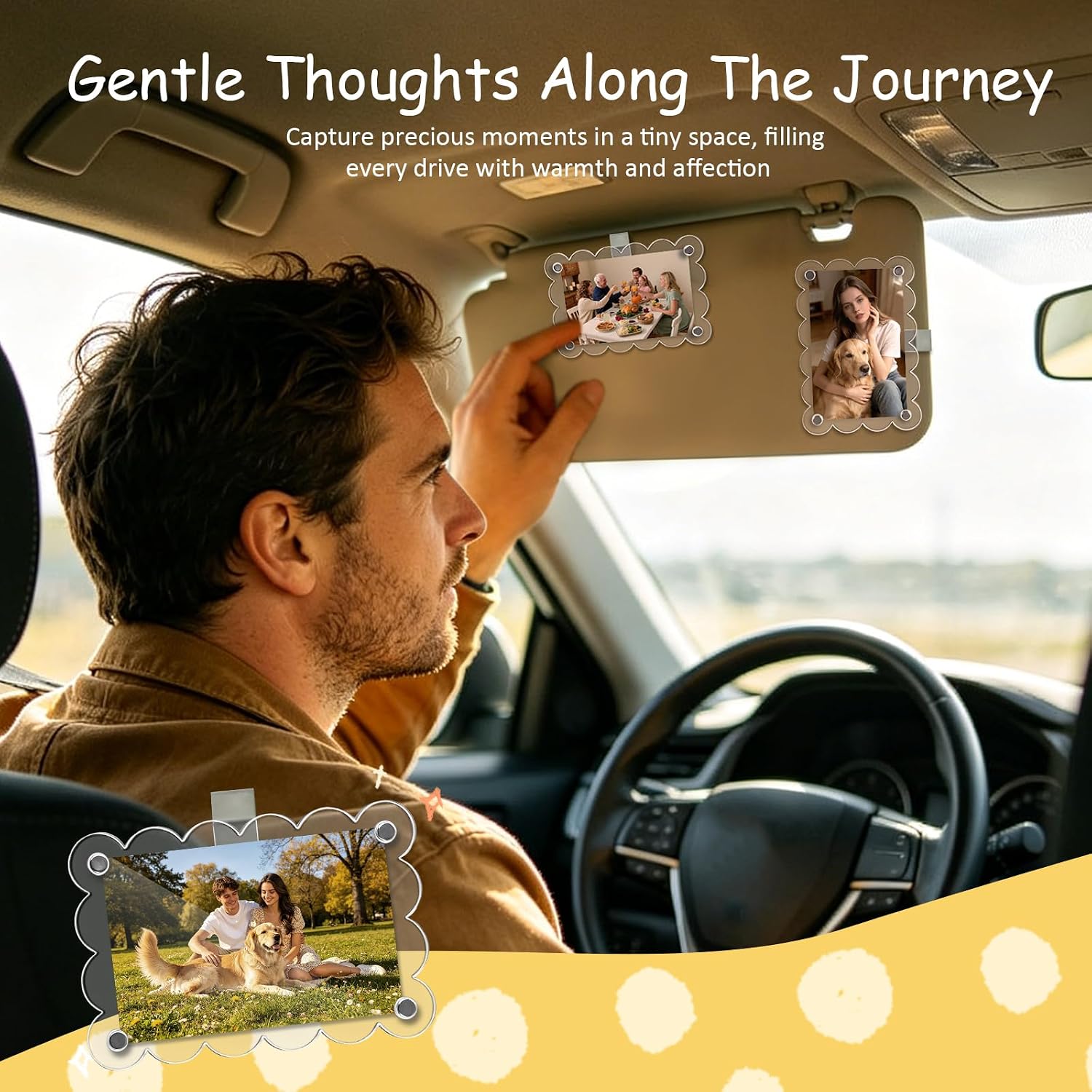 Detalle de Car Visor Photo Holder, 2.4 x 3.5 in