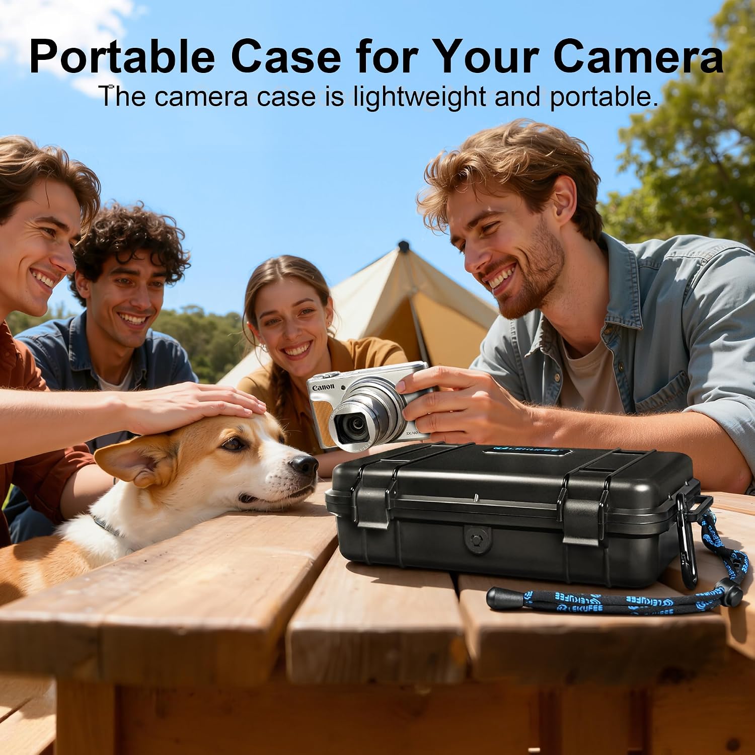 Thumbnail 4 de LEKUFEE Travel Waterproof Case for Canon SX740