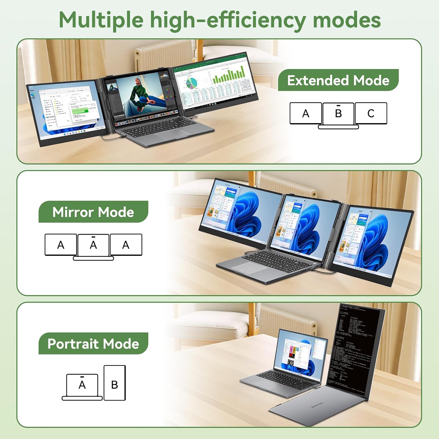 Thumbnail 5 de Blackview DCM8 15.6" Portable 1080P Extender