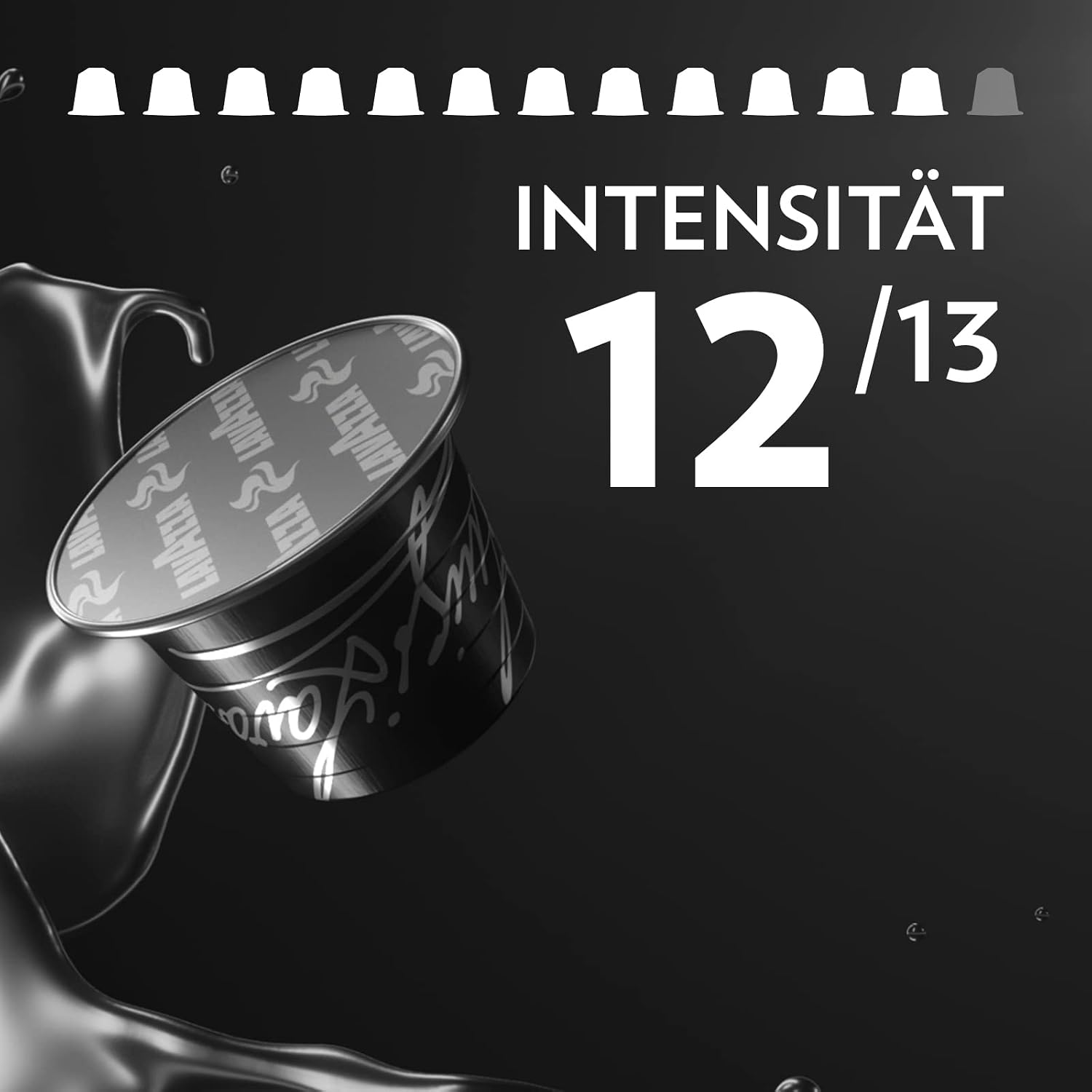Detalle de Lavazza Espresso Maestro Ristretto – intensives Aromaerlebnis in Nespresso-kompatibler Kapselvariante