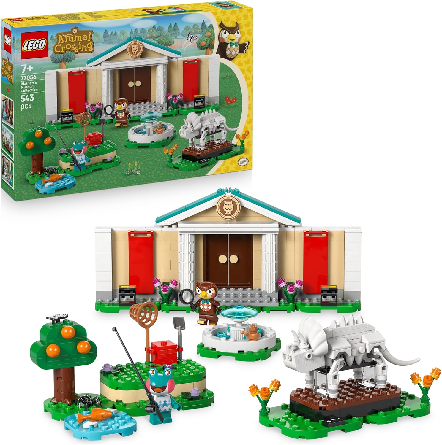 Detalle de LEGO Animal Crossing 77056 Museo de Sócrates 7+