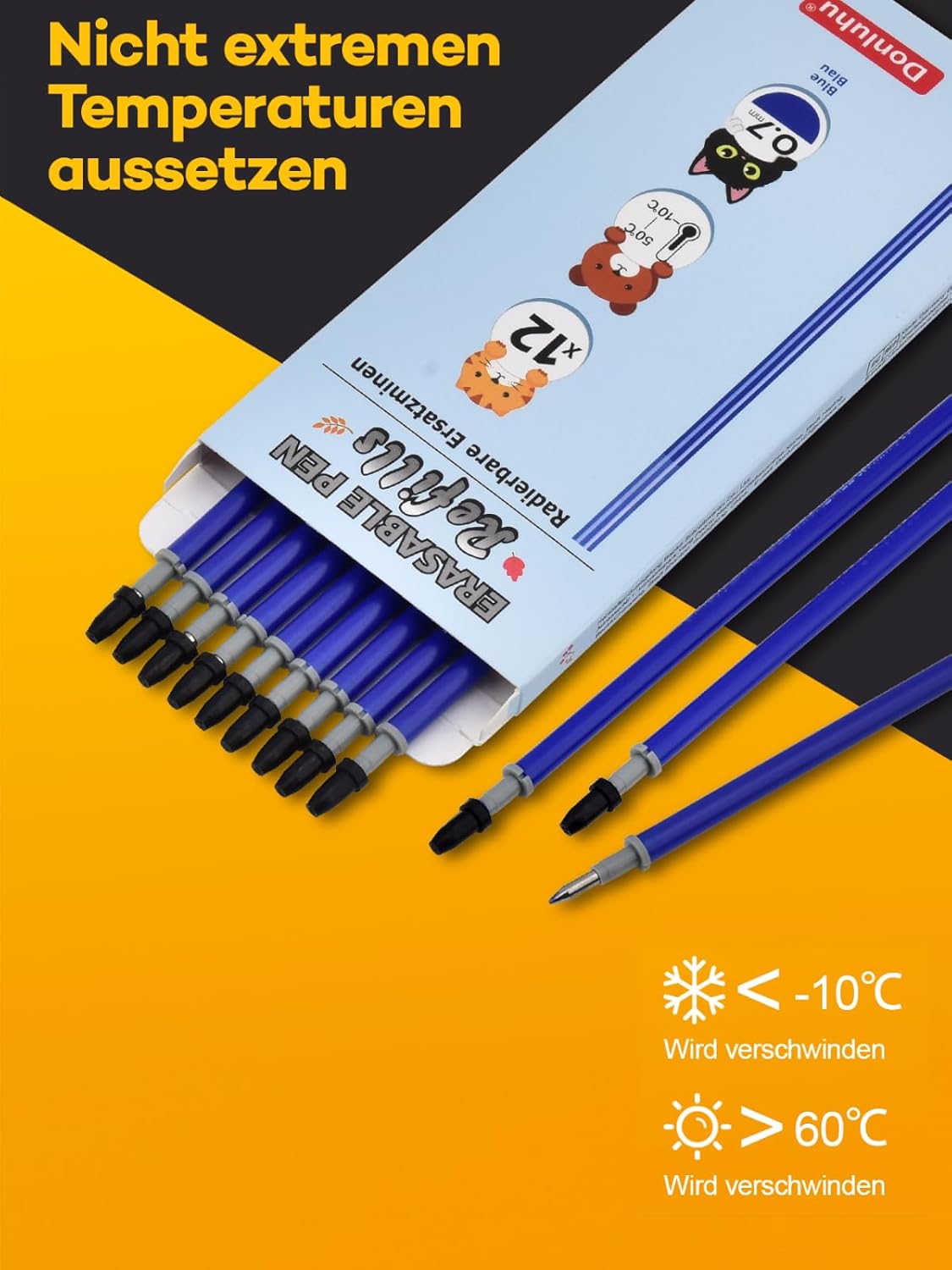 Thumbnail 3 de Donluhu Ersatzminen 12 Stück 0,7 mm 🖊
