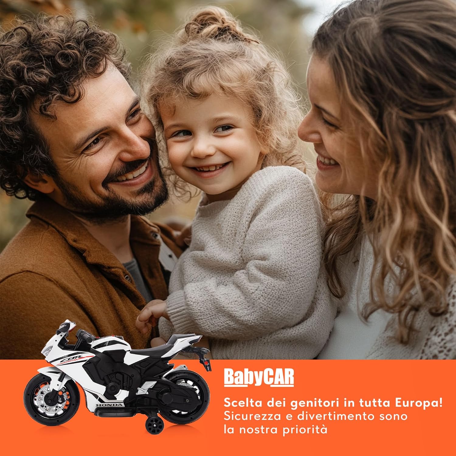 Thumbnail 6 de BabyCar Moto Elettrica Honda CBR 12V 30W