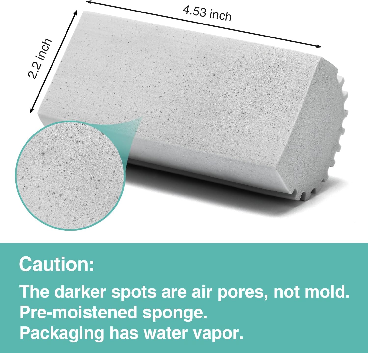 Thumbnail 5 de 4 Pack Damp Dusting Sponge Duster: Grey Reusable Cleaning Sponges for Blinds, Floorboards, and More