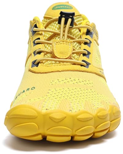 Thumbnail 2 de SAGUARO Zapatillas de Trail Minimalistas para Hombre y Mujer – Ligero, Transpirable y de Estilo Descalzo (Amarillo, 47 EU)