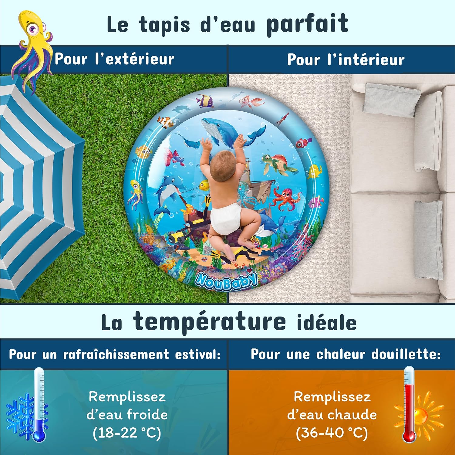 Thumbnail 5 de NouBaby Tapis Eau Bebe Eveil XXL