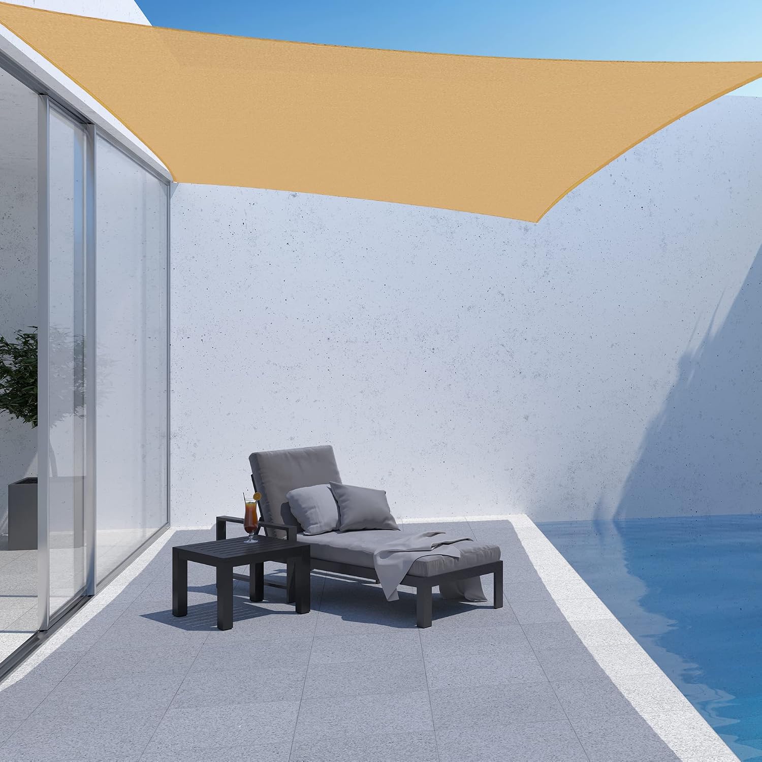 Thumbnail 4 de Asteroutdoor Rectangle Shade Sail 10' x 13
