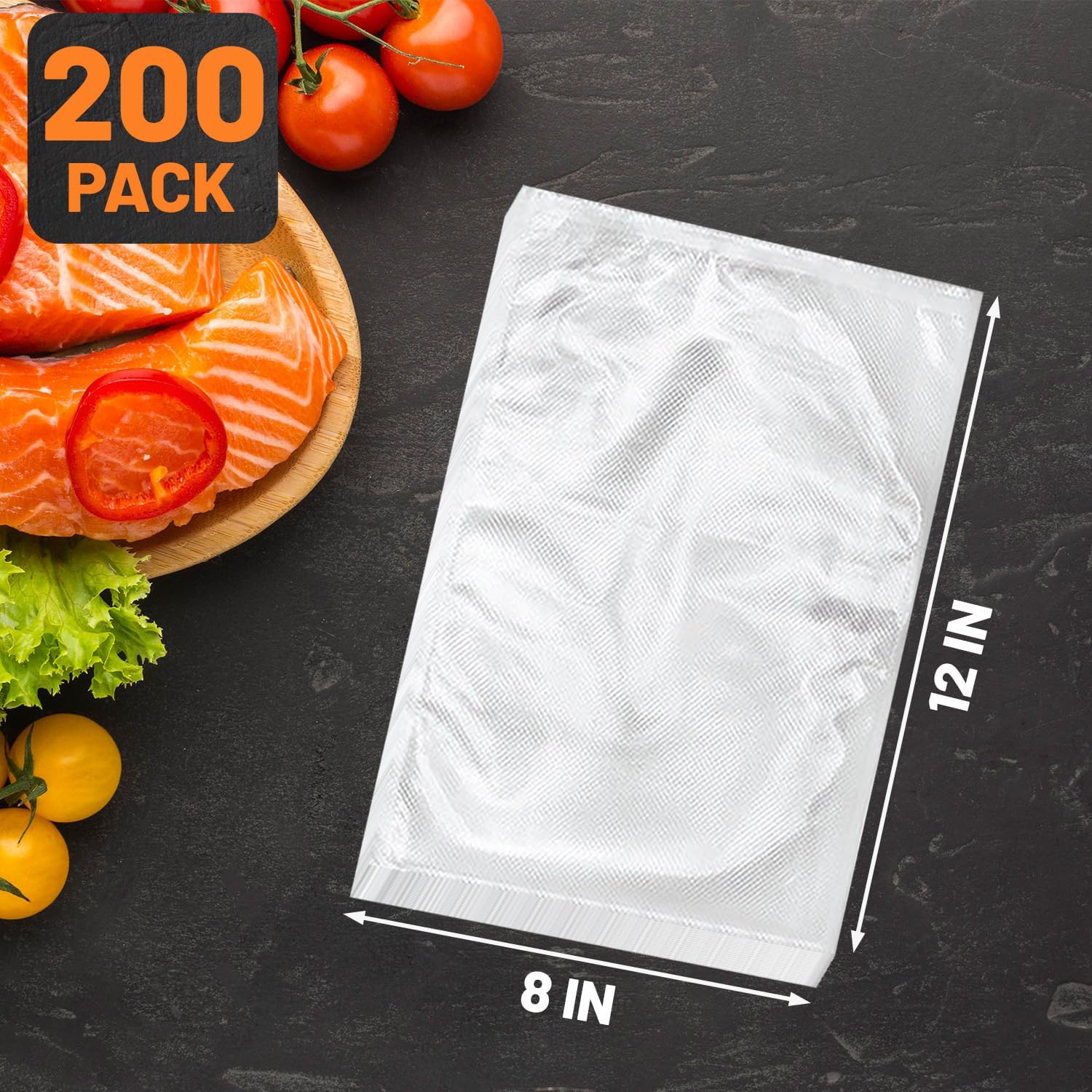Thumbnail 4 de Vacuum Sealer Bags 8x12 Inch 🍽