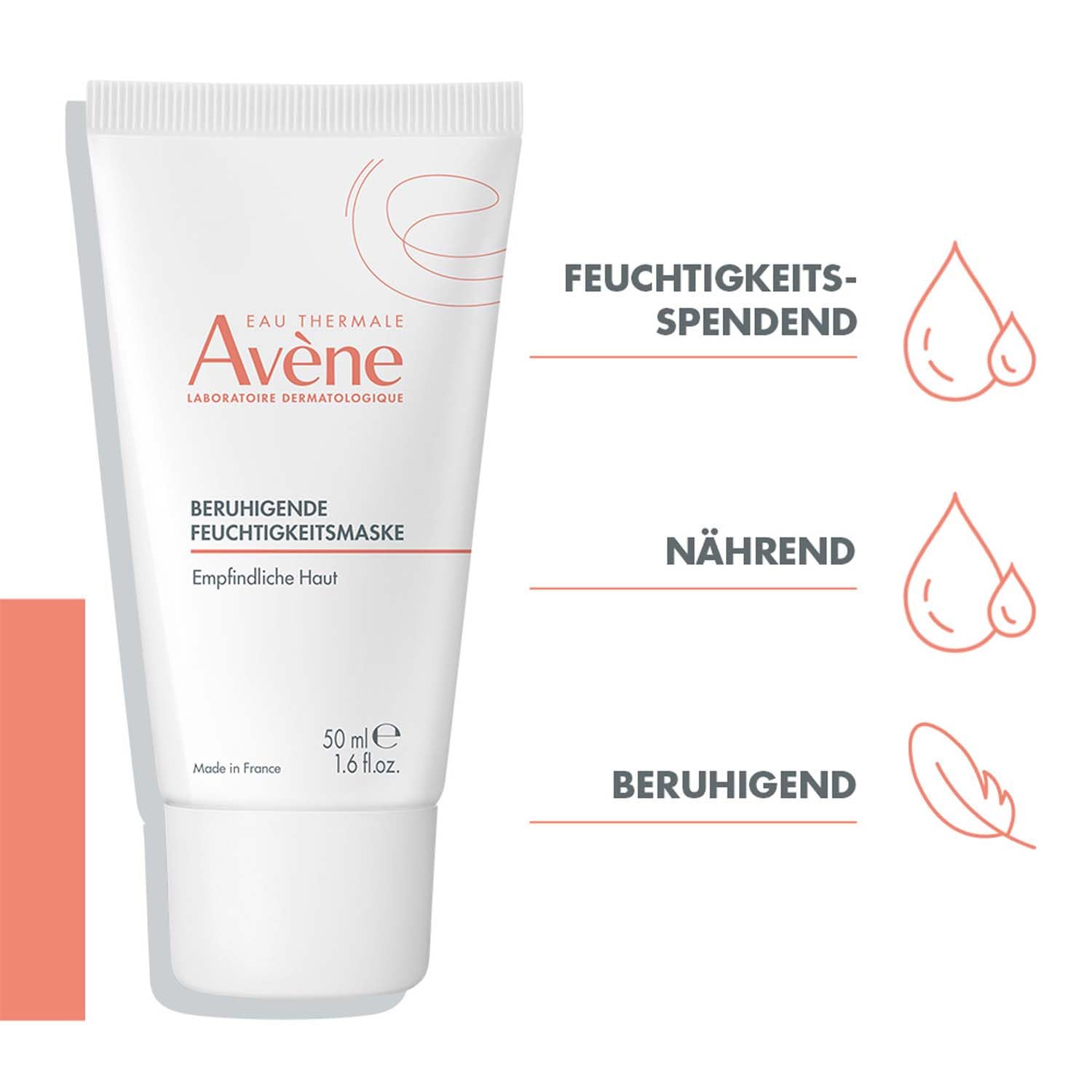 Thumbnail 2 de AVÈNE Les Essentiels Beruhigende Feuchtigkeitsmaske – stärkt die Hautbarriere bei trockener, empfindlicher Haut (50 ml)
