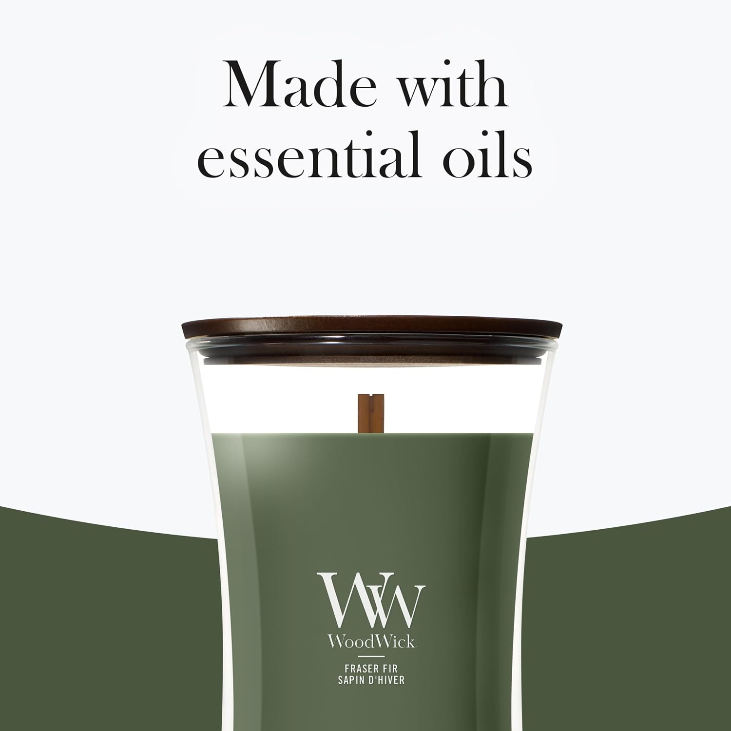 Thumbnail 5 de WoodWick Fraser Fir Hourglass Candle 130h