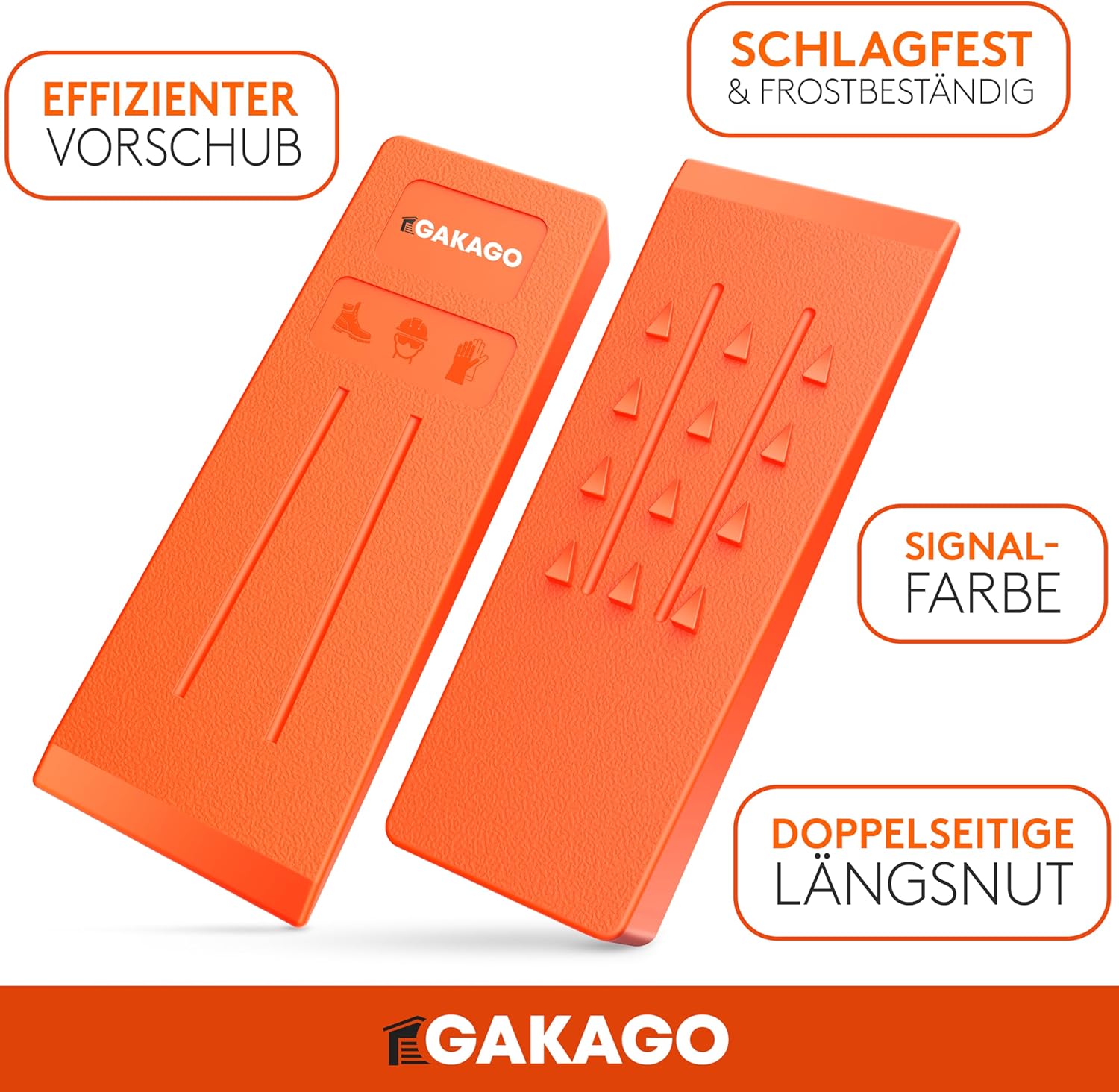 Thumbnail 2 de Gakago Fällkeil Set 5er Pack für sichere Spaltung