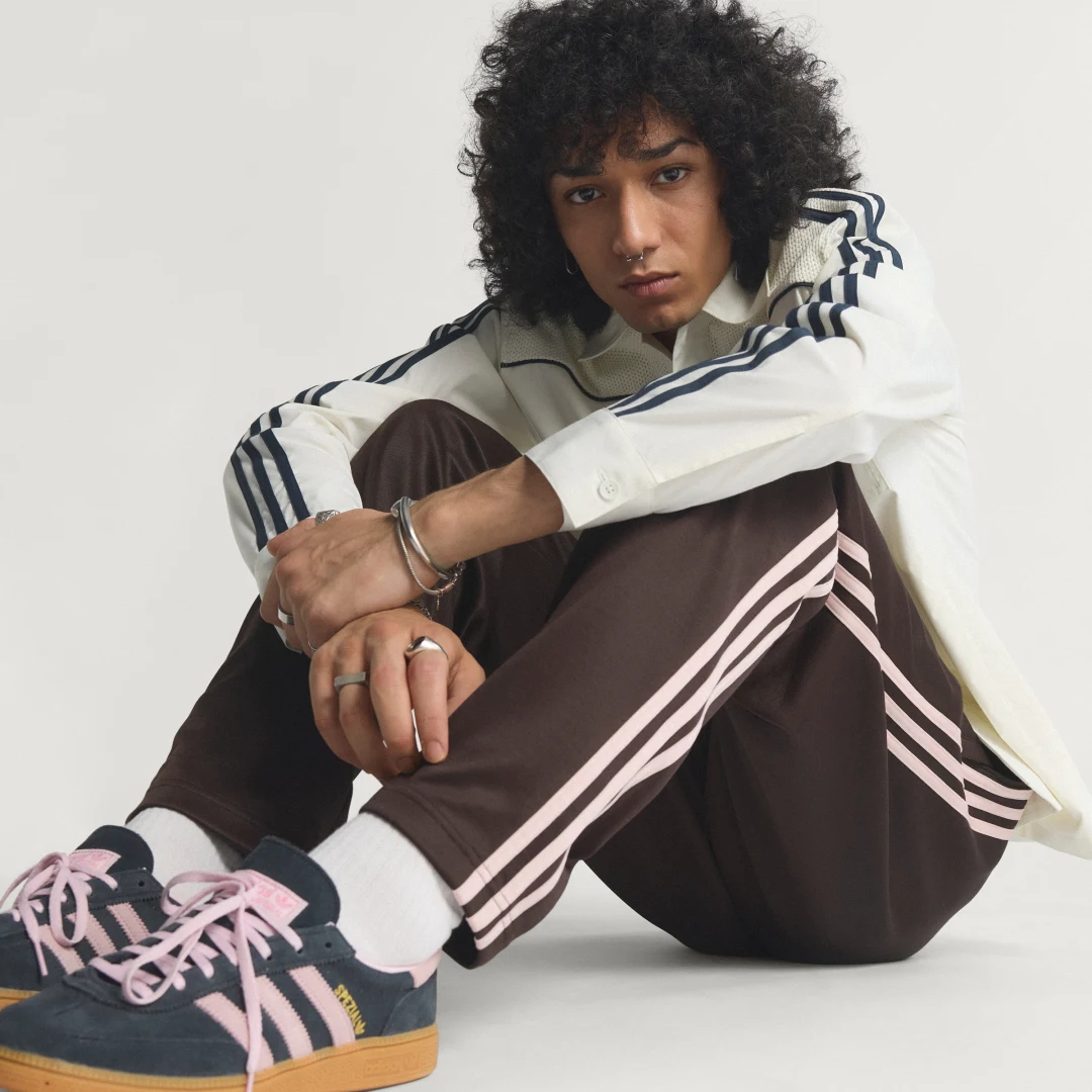 Detalle de Adidas Pantalón Regular Marrón