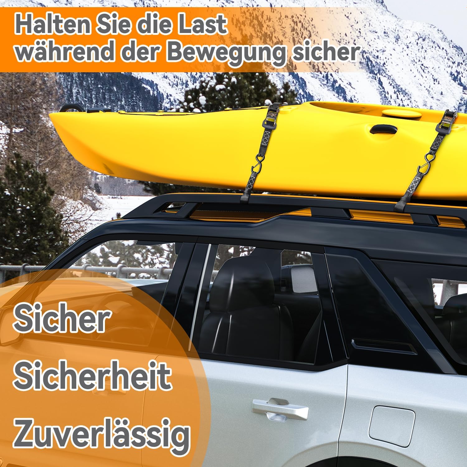 Thumbnail 4 de Ohuhu Spanngurte Ratsche 4,6 m 1500 kg đ