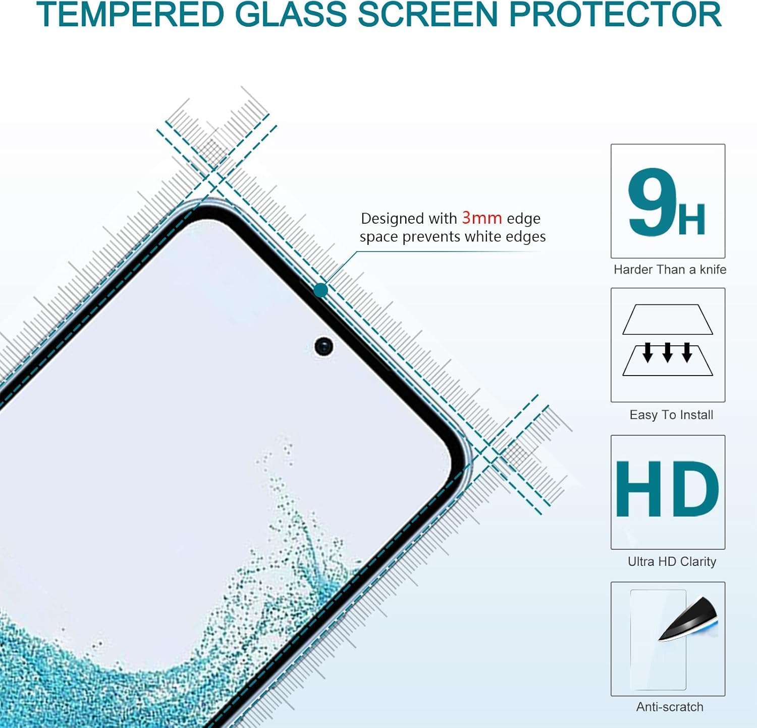 Thumbnail 6 de Coque LeYi ultra mince pour Samsung Galaxy A54 5G transparente avec 2 verres trempés