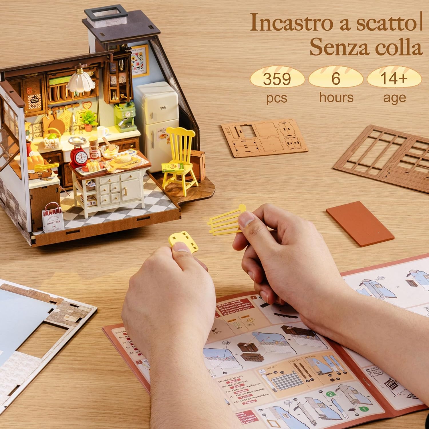 Thumbnail 1 de Rolife Miniature Casa kit casa in miniatura DIY per dollhouse 🧩
