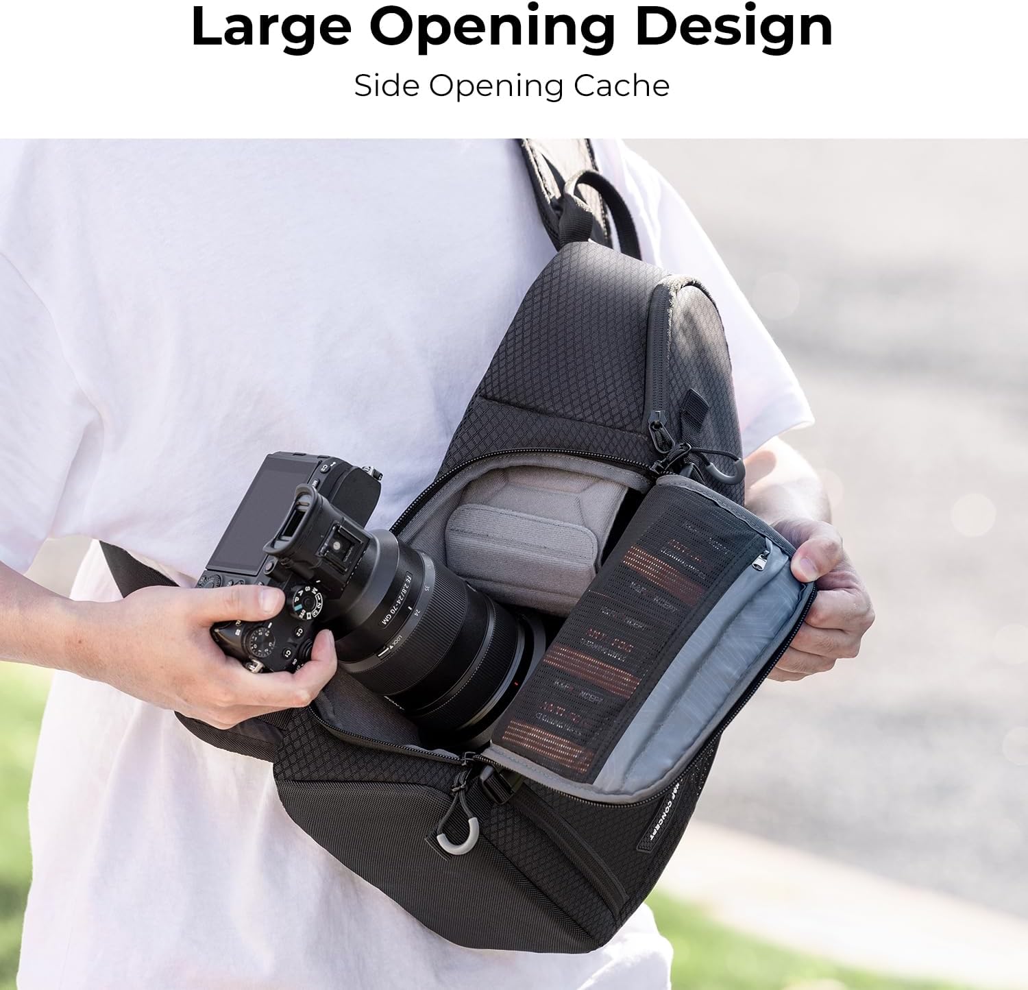 Thumbnail 4 de K&F CONCEPT Bolsa Sling 10L para Cámara