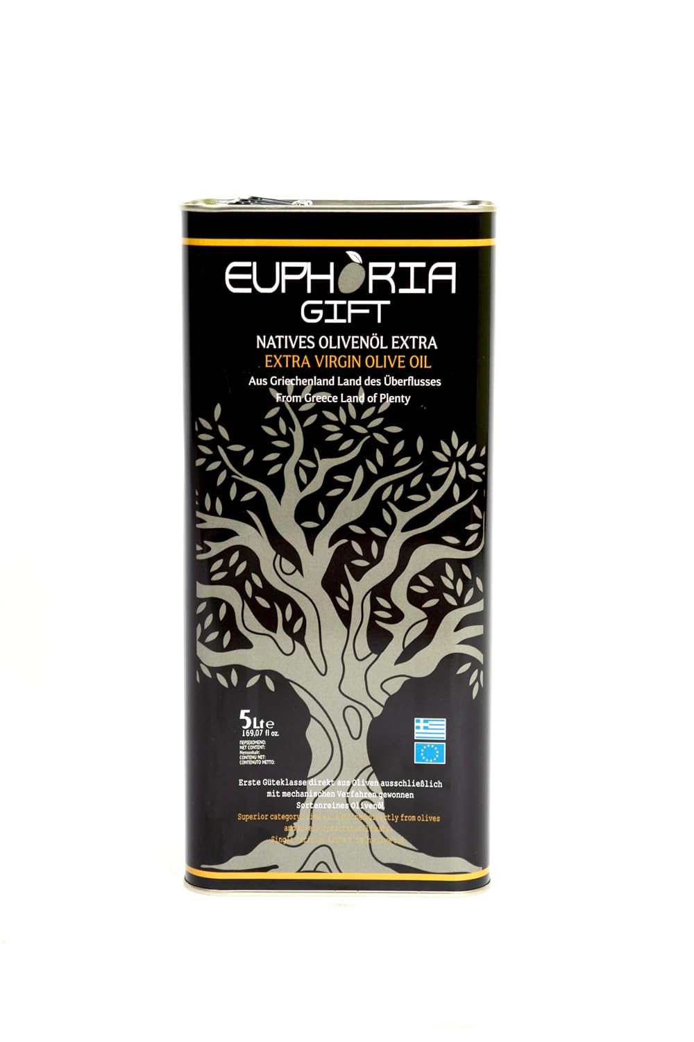 Detalle de Euphoria Gift 5 Liter Olivenöl kaltgepresst 🫒